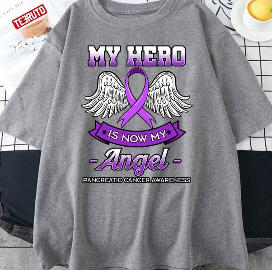 My Hero Is Now My Angel Unisex T-Shirt - T-Shirt, Sweatshirt, Hoodie