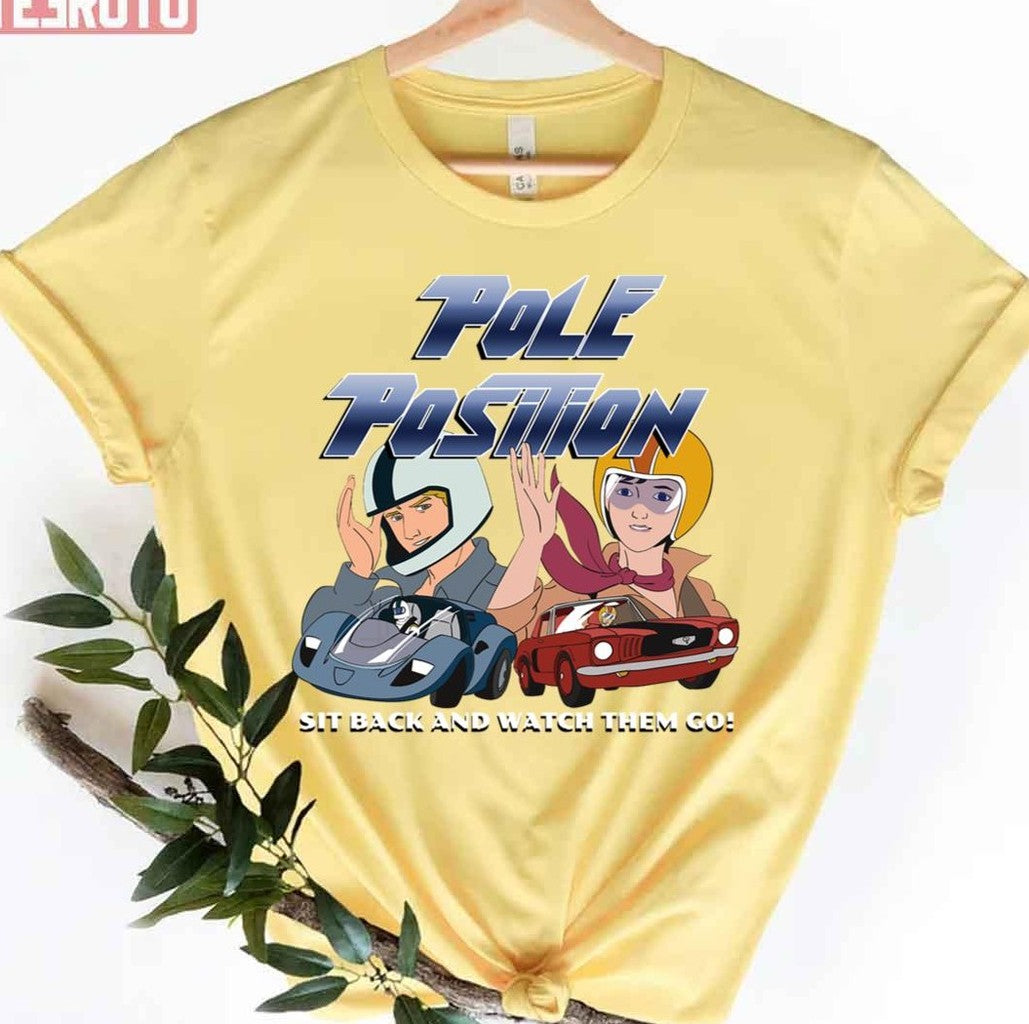 Retro 80s Cartoons Pole Position Unisex T-Shirt - T-Shirt, Sweatshirt, Hoodie
