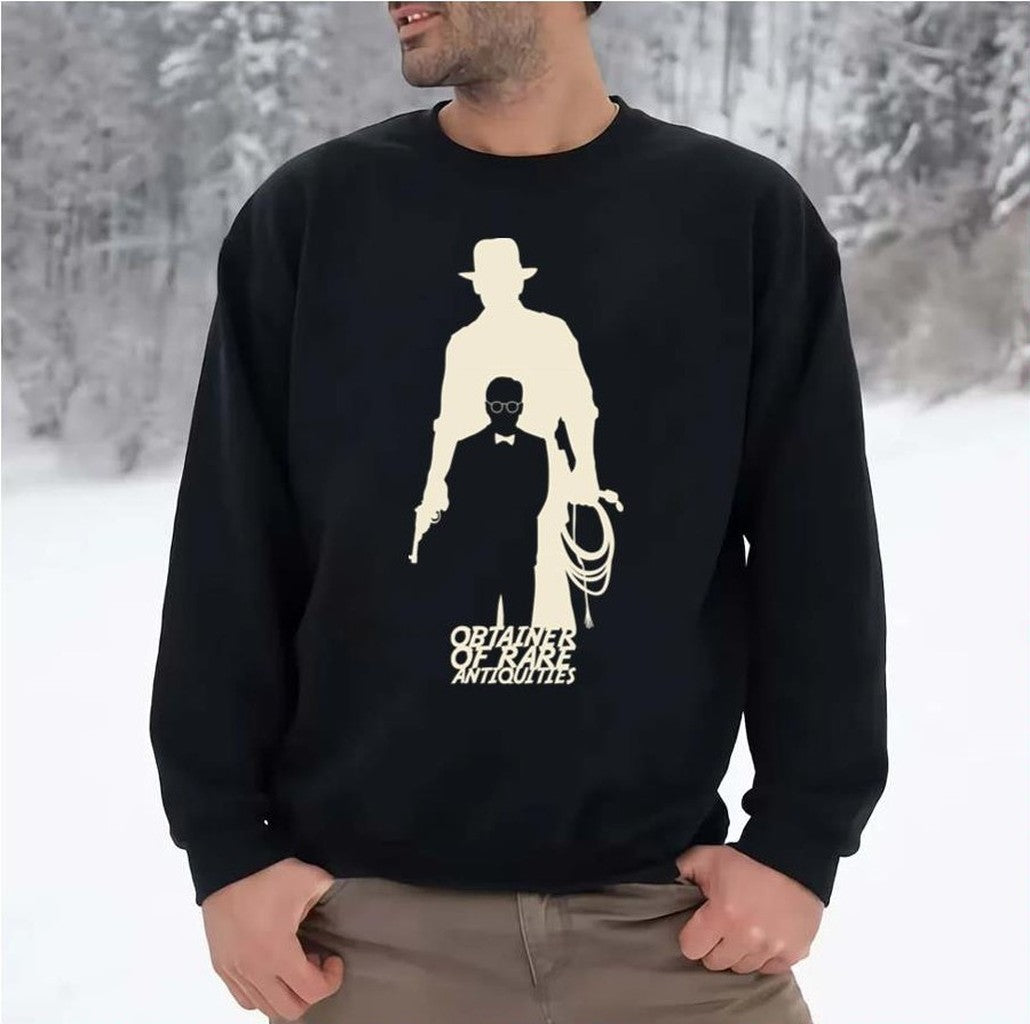 Obtainer Of Rare Antiquities Dark Indiana Jones Unisex Sweatshirt - T-Shirt, Sweatshirt, Hoodie