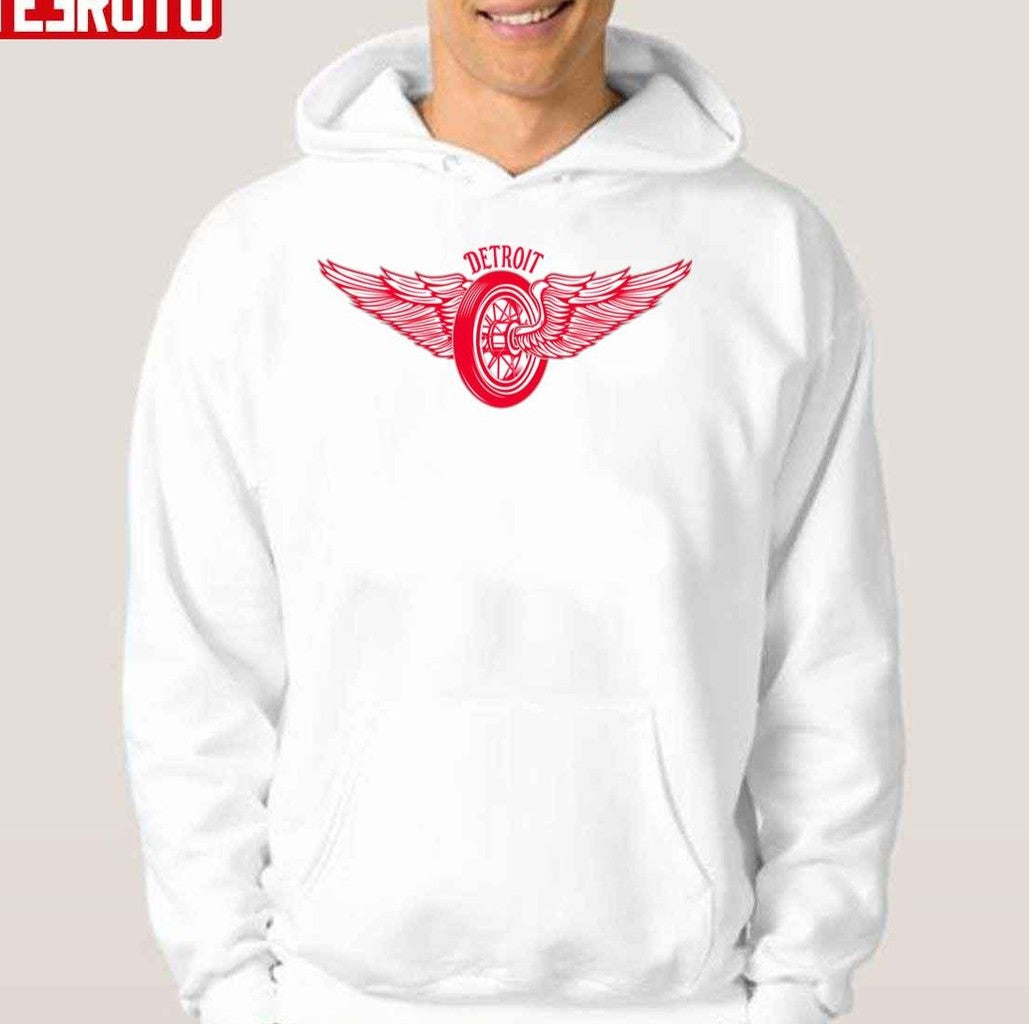 Motor City Logo Detroit Red Wings Unisex Hoodie - T-Shirt, Sweatshirt, Hoodie