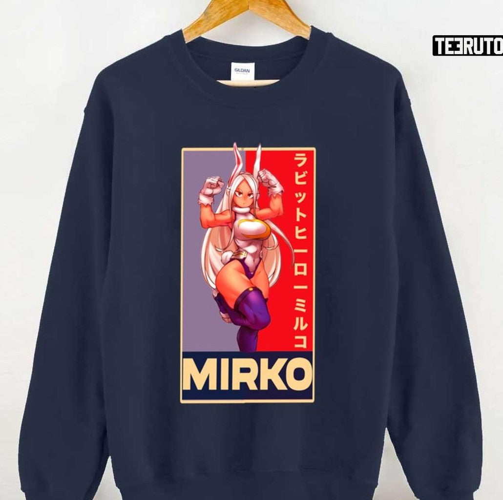 Muscular Arms And Legs My Hero Academia Mirko Mha My Hero Academia Unisex Sweatshirt - T-Shirt, Sweatshirt, Hoodie