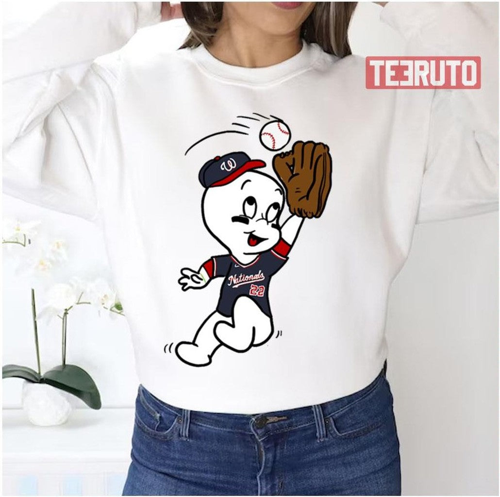 Natsper Baseball Boy Casper The Ghost Unisex Sweatshirt - T-Shirt, Sweatshirt, Hoodie