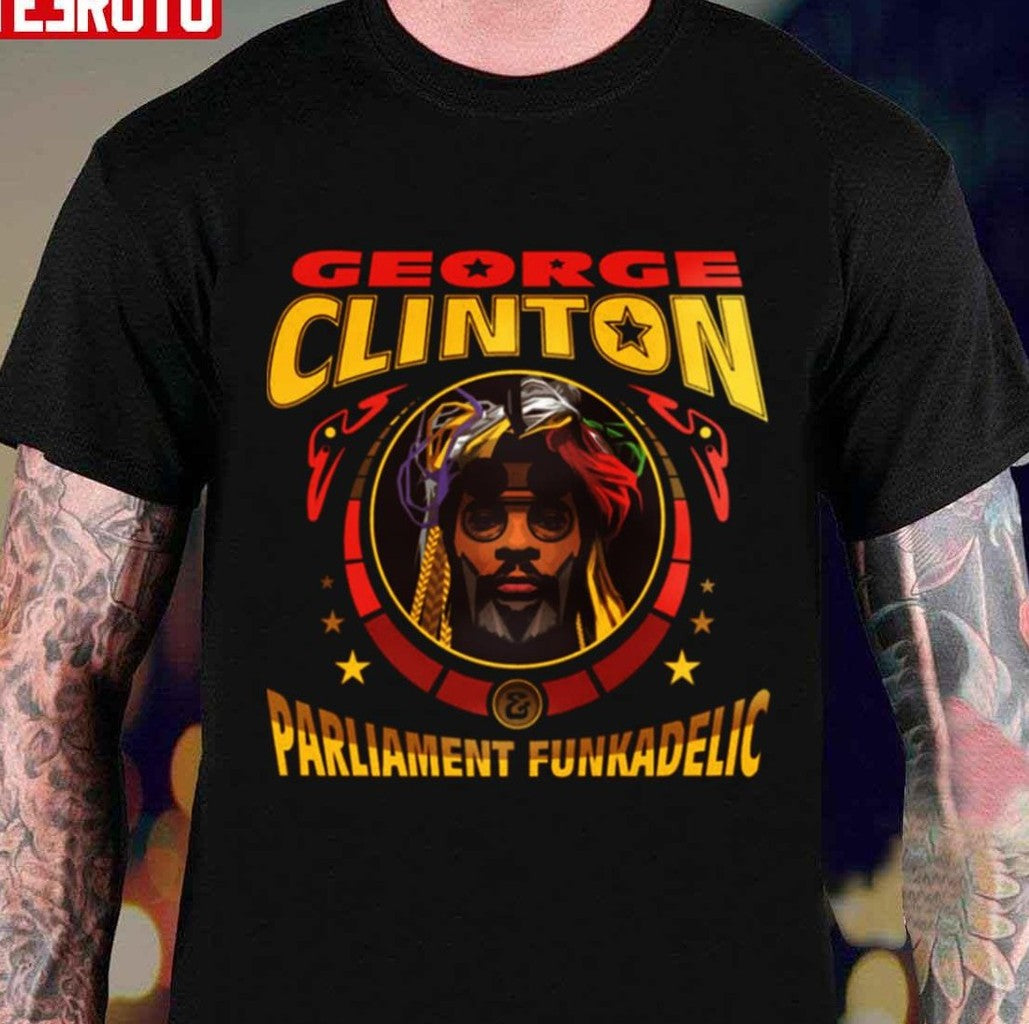 Retro Parliament Funkadelic Clinton Funkadelic Music Graphic Unisex T-Shirt - T-Shirt, Sweatshirt, Hoodie