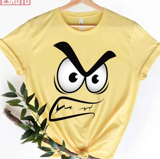 Angry Eyes Cartoon Unisex T-Shirt - T-Shirt, Sweatshirt, Hoodie
