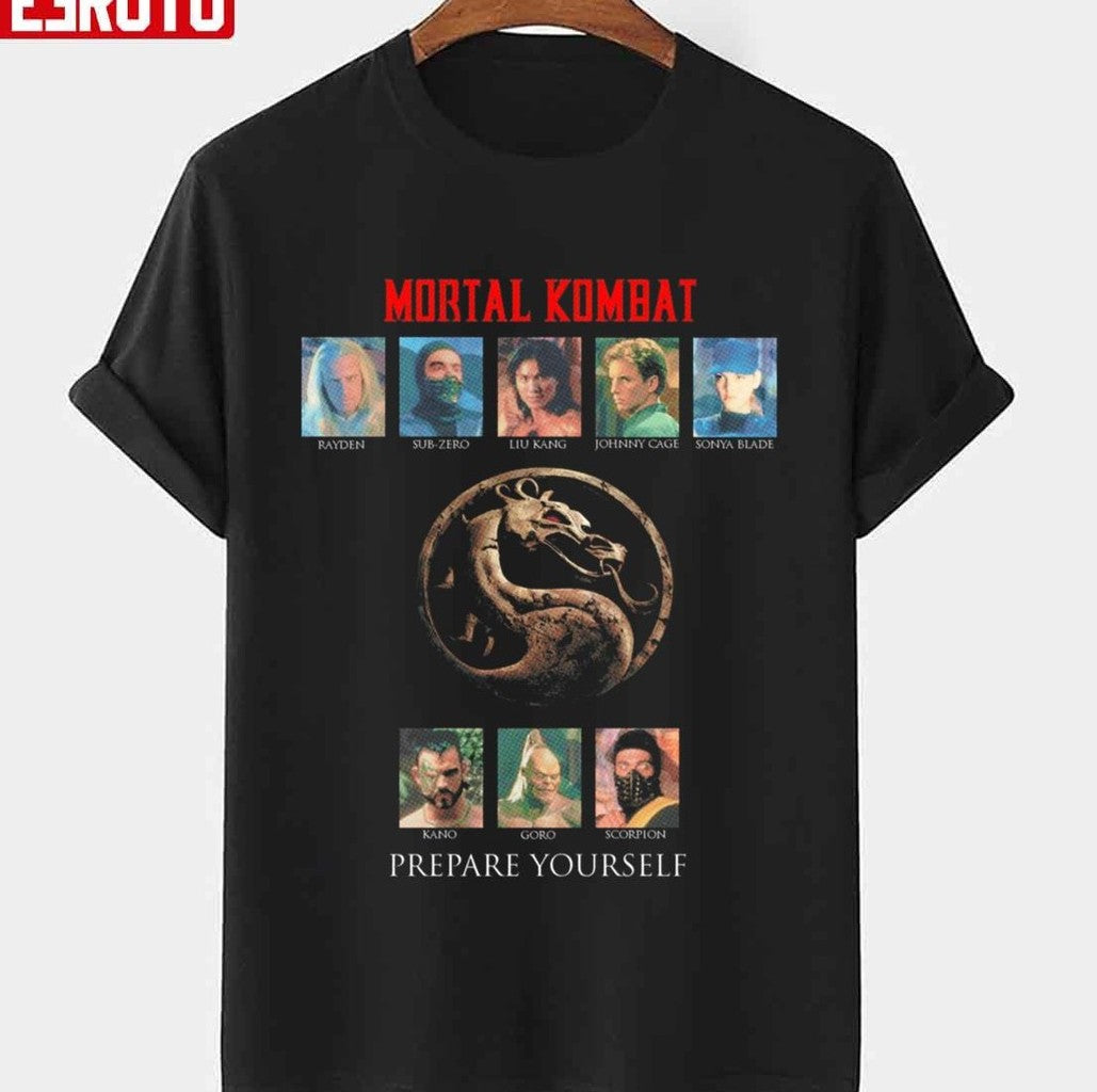 Mortal Kombat Oldskool 90s Prepare Yourself Unisex T-Shirt - T-Shirt, Sweatshirt, Hoodie