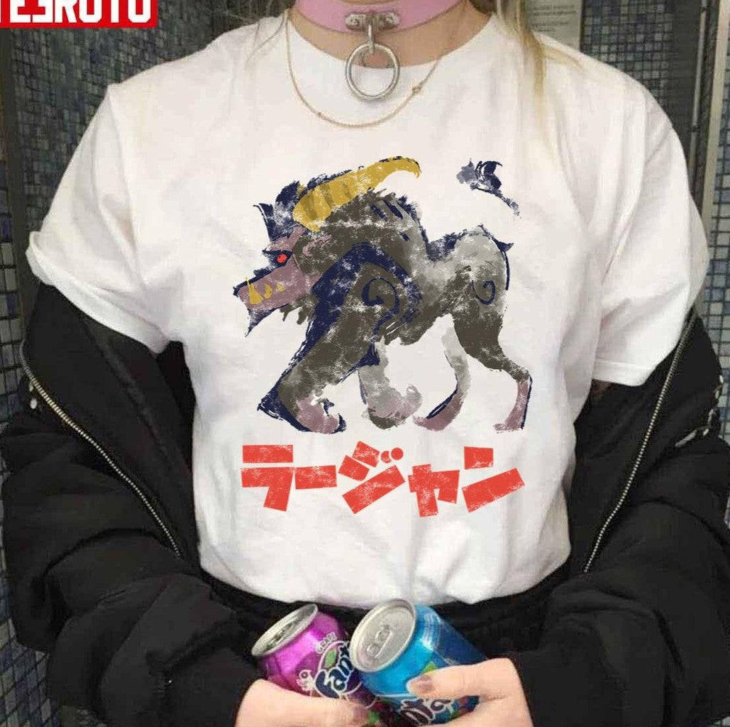 Rajang Kanji Icon Monster Hunter Rise Game Unisex T-Shirt - T-Shirt, Sweatshirt, Hoodie