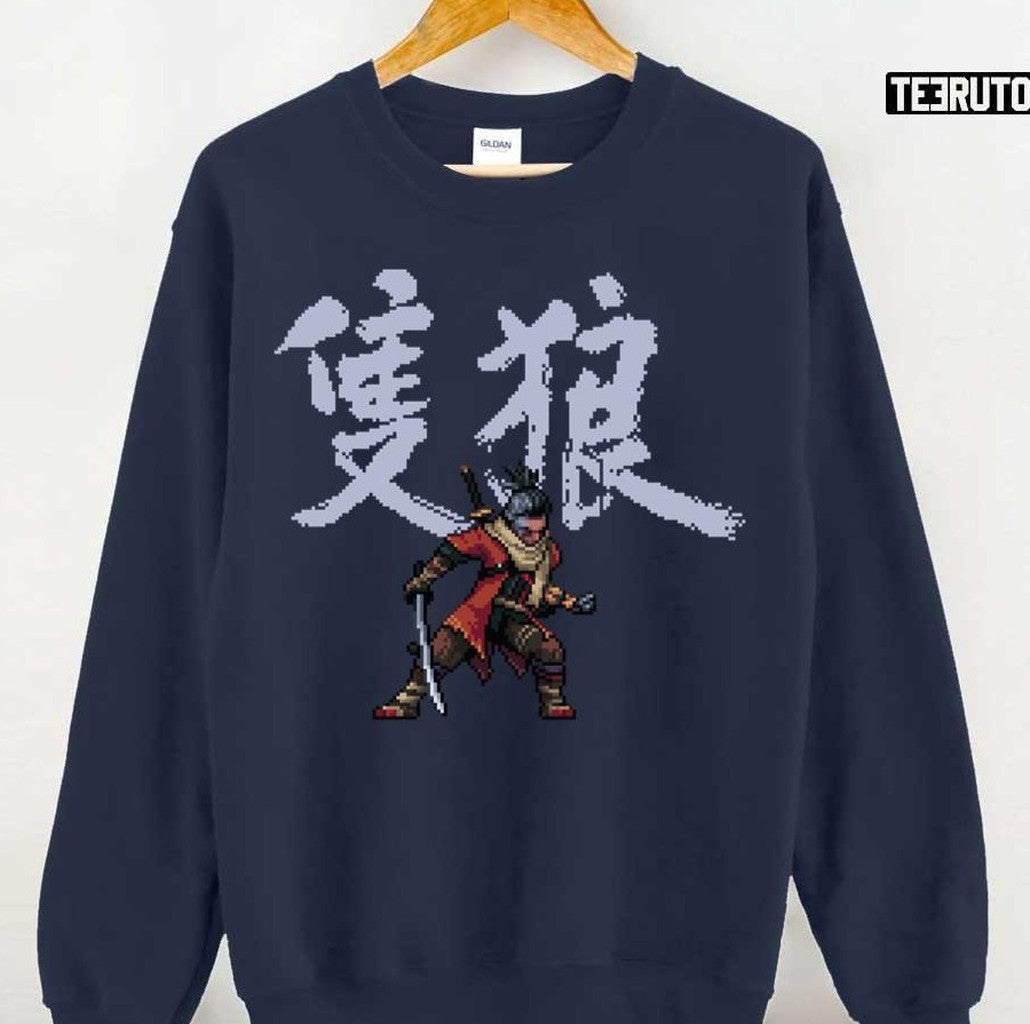 Pixel Art Sekiro Shadows Die Twice Unisex Sweatshirt - T-Shirt, Sweatshirt, Hoodie