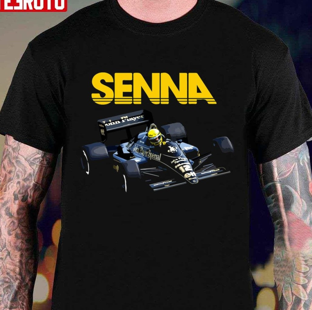 Racing Car Ayrton Senna 97t John Player Livery Unisex T-shirt - T-Shirt, Sweatshirt, Hoodie