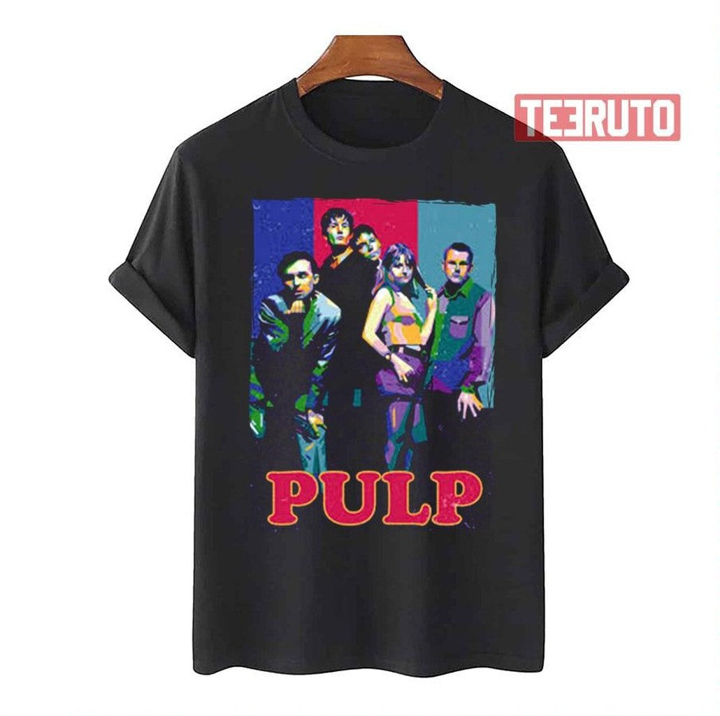 Pulp Band Colored Collage Unisex T-Shirt - T-Shirt, Sweatshirt, Hoodie