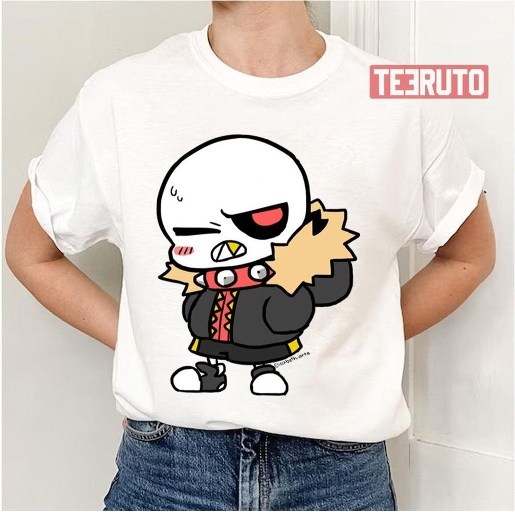 Red Sans Chibi Angry Undertale Unisex T-Shirt - T-Shirt, Sweatshirt, Hoodie