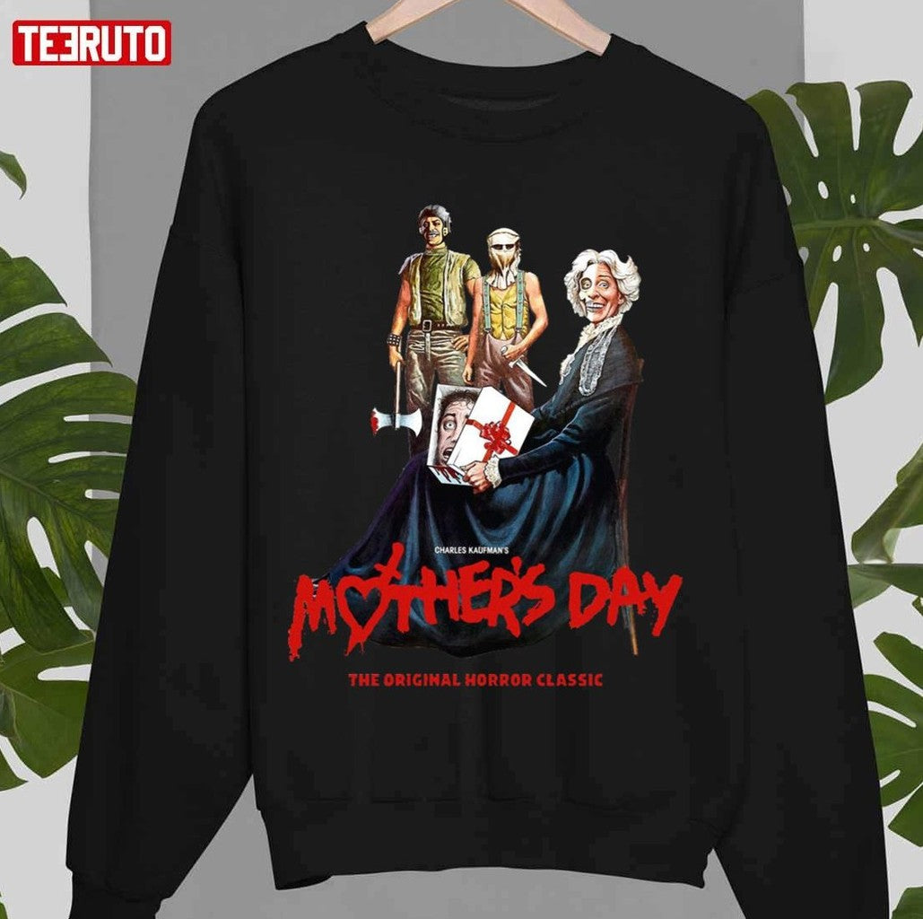 Mother's Day The Original Horror Classic Vhs Cover Art 1980 Unisex Sweatshirt - T-Shirt, Sweatshirt, Hoodie