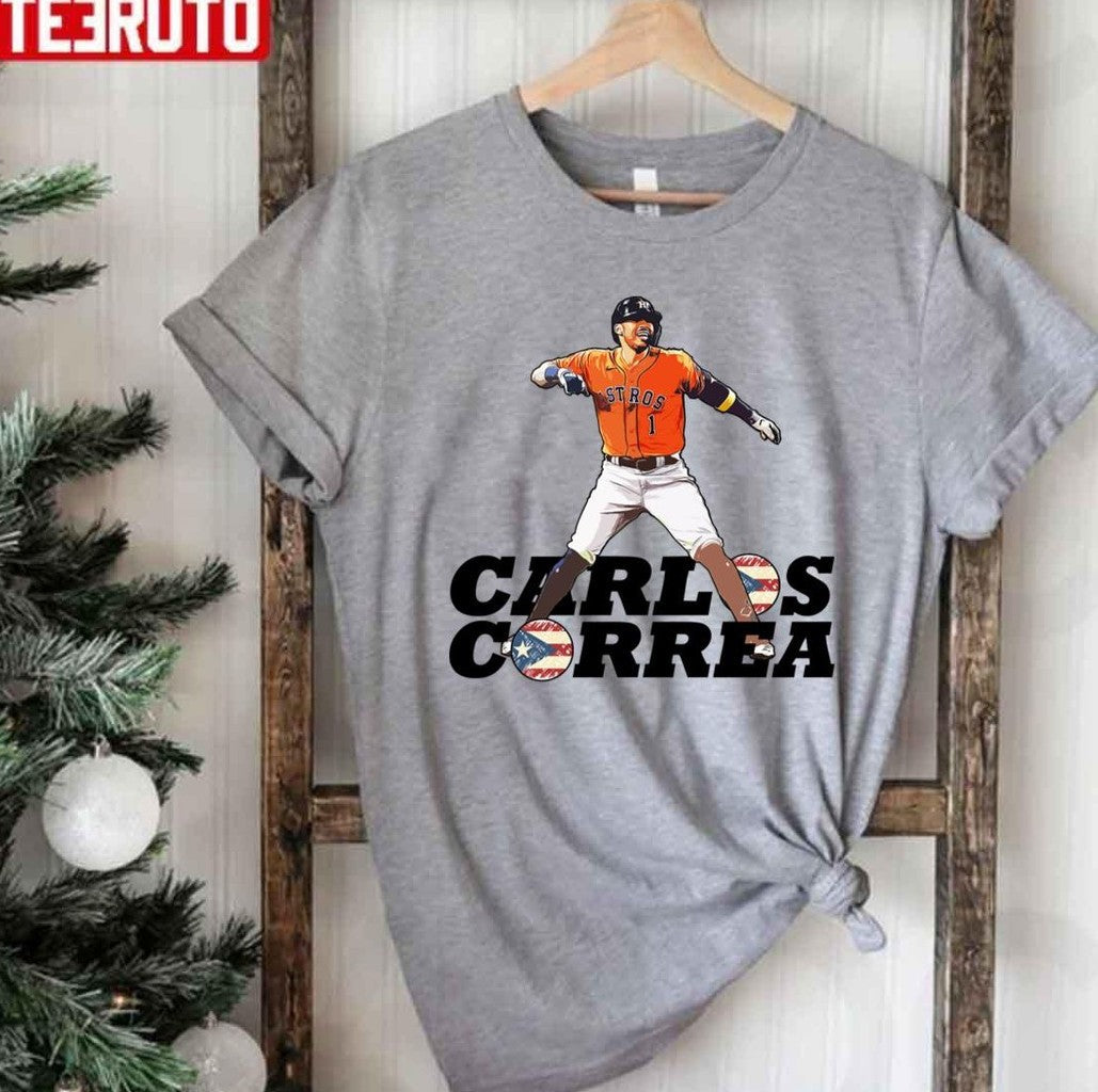 Puerto Rico Major League Baseball Carlos Correa Unisex T-Shirt - T-Shirt, Sweatshirt, Hoodie