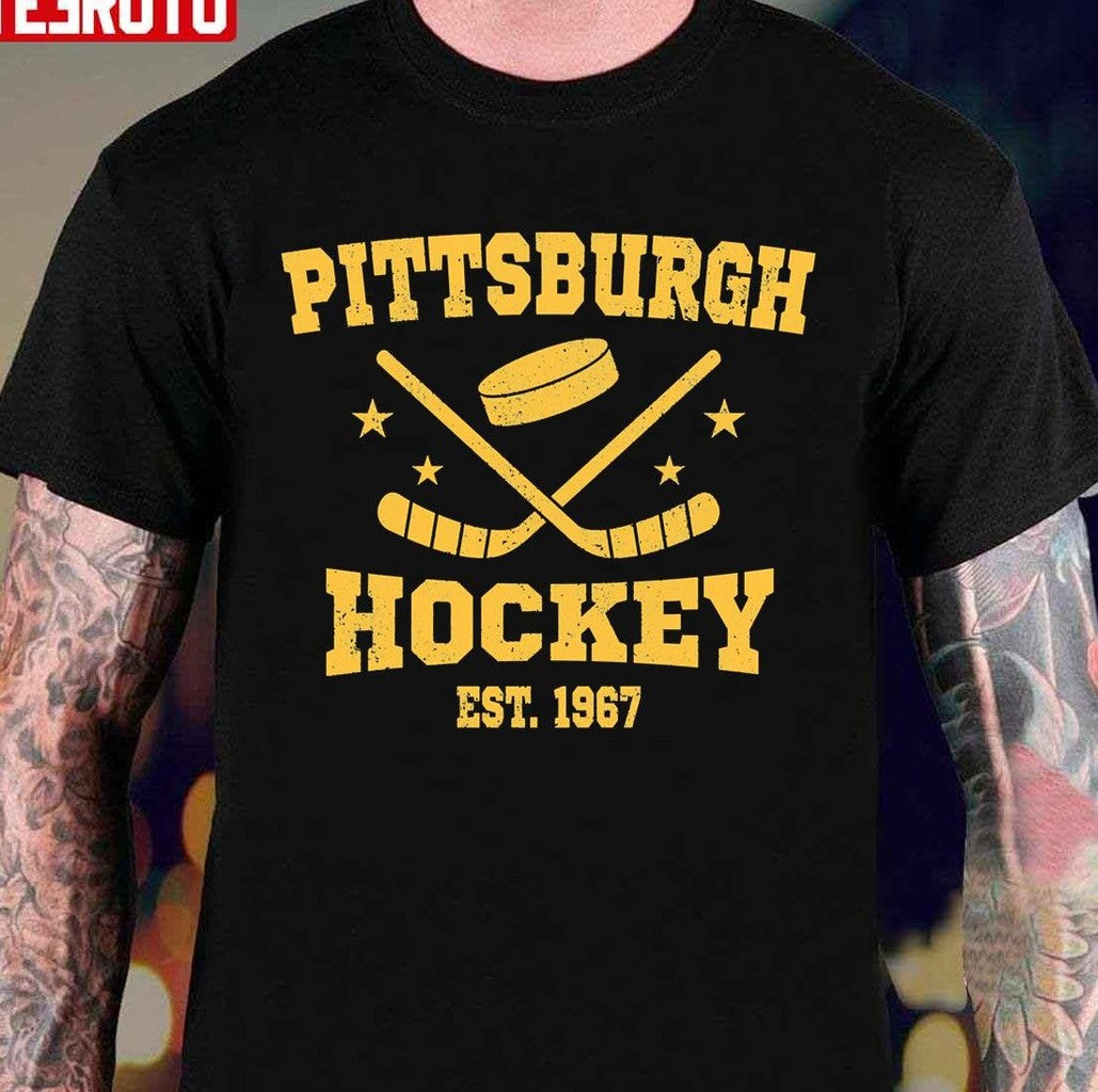 Pittsburgh Hockey Est 1967 Unisex T-Shirt - T-Shirt, Sweatshirt, Hoodie