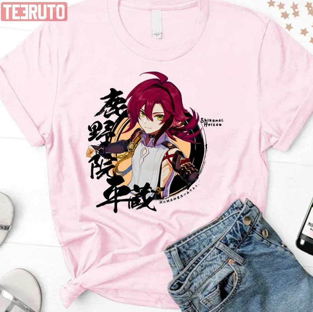 Round Design Shikanoin Heizou Genshin Impact Unisex T-Shirt - T-Shirt, Sweatshirt, Hoodie