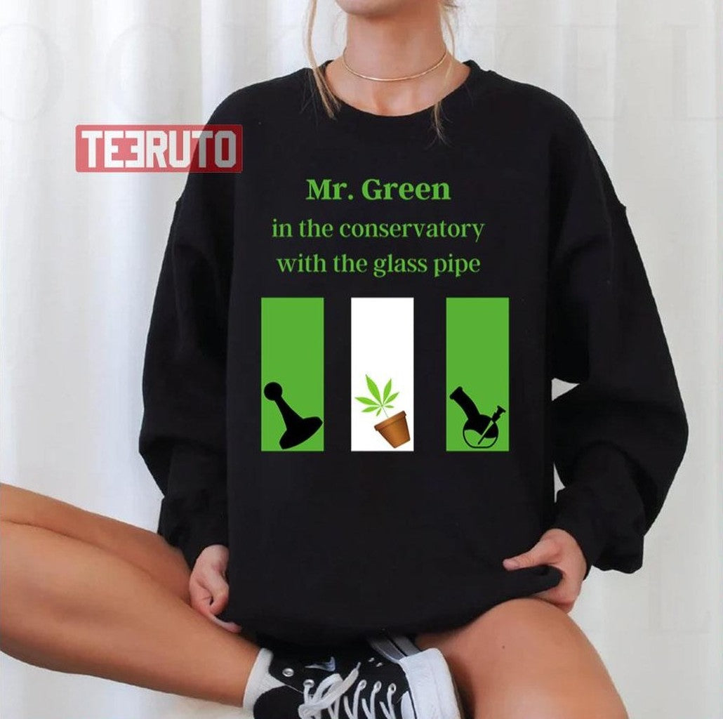 Mr Green Clue Unisex Sweatshirt - T-Shirt, Sweatshirt, Hoodie