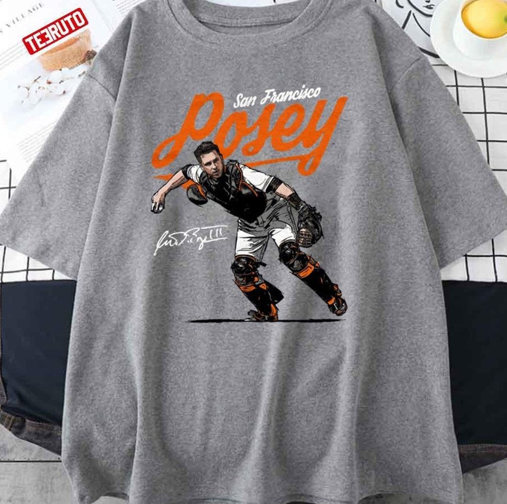 San Francisco Giants Buster Posey Signature Unisex T-Shirt - T-Shirt, Sweatshirt, Hoodie