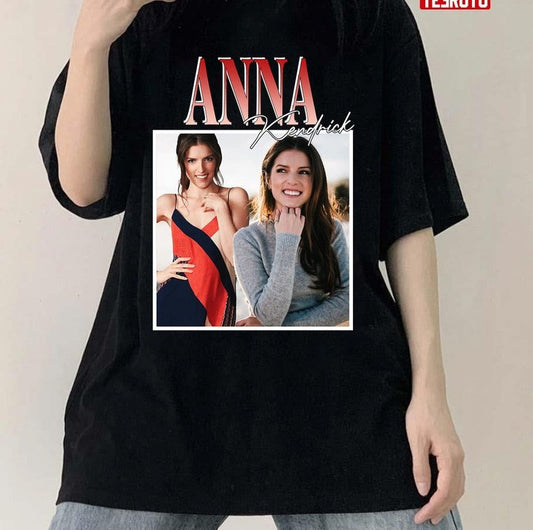 Anna Kendrick Vintage Bootleg 90s Unisex T-Shirt - T-Shirt, Sweatshirt, Hoodie