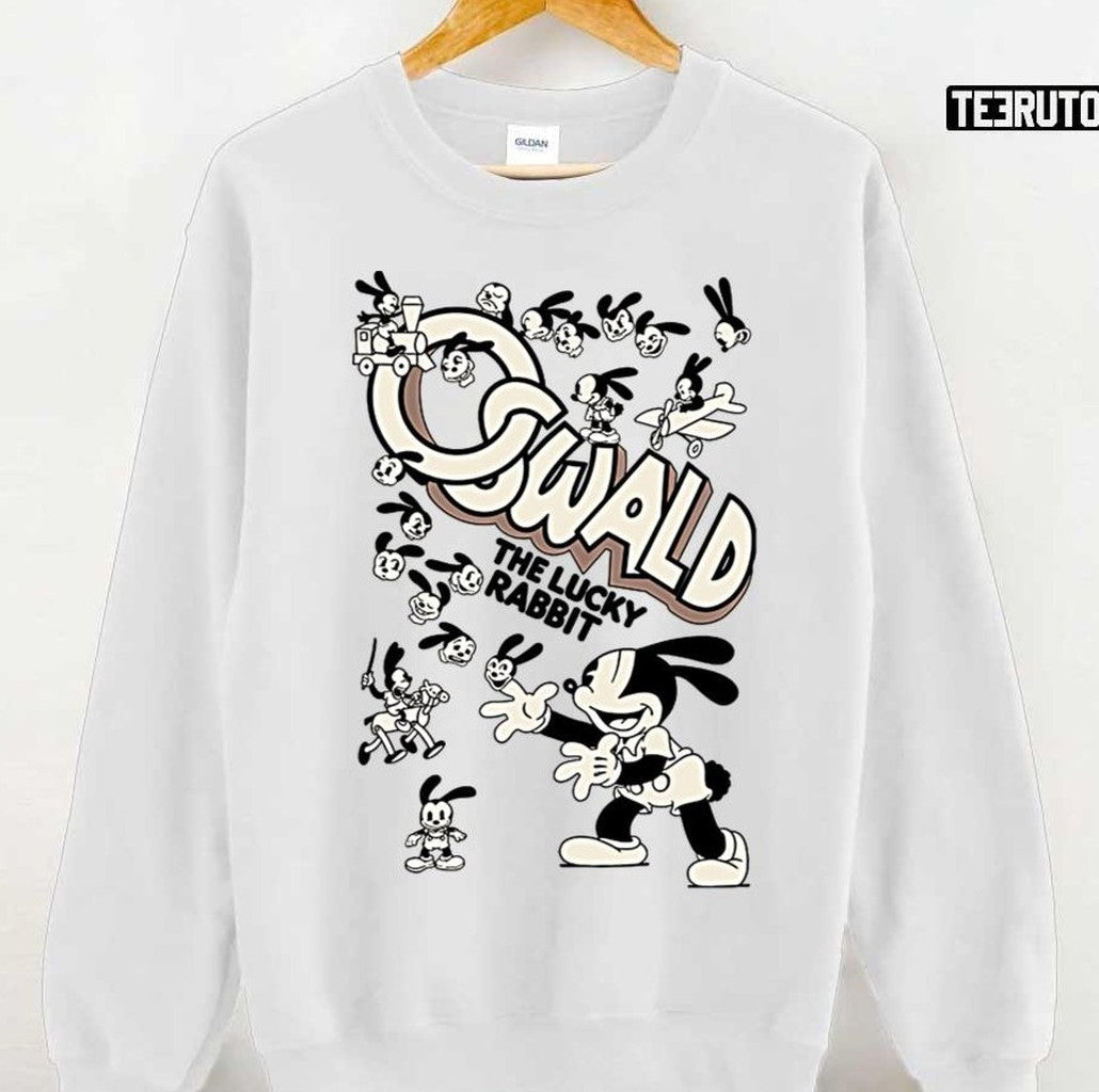 Oswald The Lucky Rabbit Unisex Sweatshirt - T-Shirt, Sweatshirt, Hoodie