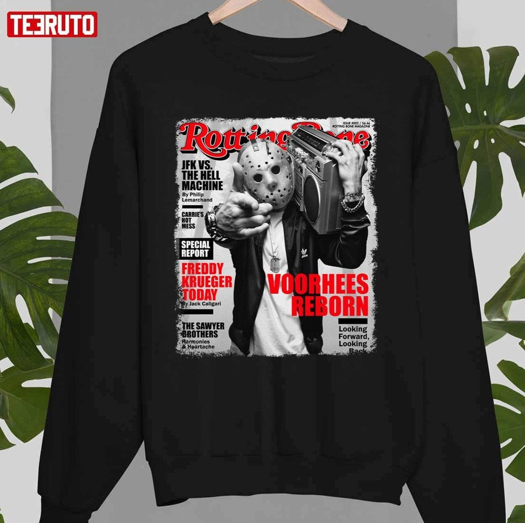 Rotting Bone Issue 002 Voorhees Reborn Halloween Unisex Sweatshirt - T-Shirt, Sweatshirt, Hoodie
