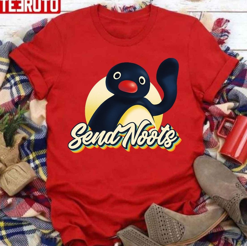 Send Noots Funny Pingu Tiktok Unisex T-Shirt - T-Shirt, Sweatshirt, Hoodie