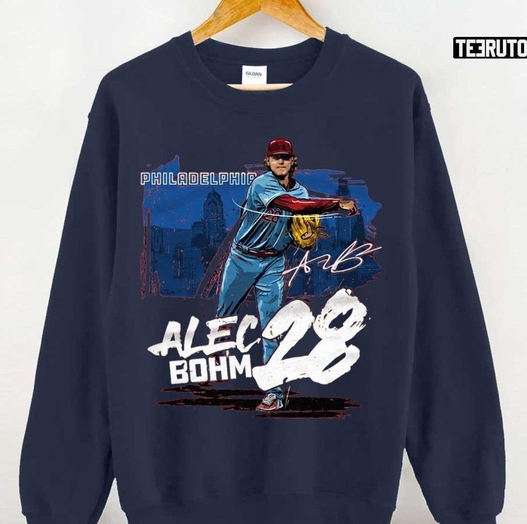 Number 28 Player Philadelphia Phillies Alec Bohm Unisex Sweatshirt - T-Shirt, Sweatshirt, Hoodie