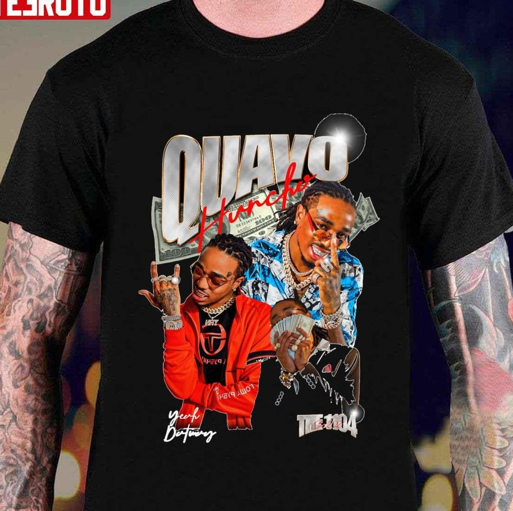 Quavo Huncho Bootleg American Rapper Musician Unisex T-Shirt - T-Shirt, Sweatshirt, Hoodie
