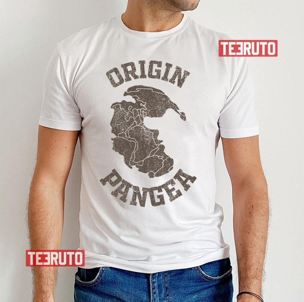 Origin Pangea Map Unisex T-Shirt - T-Shirt, Sweatshirt, Hoodie
