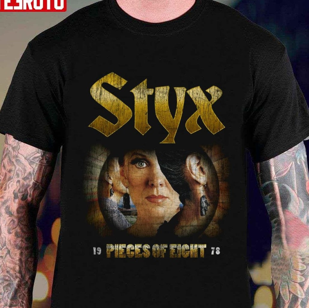 Pieces Of Eight Styx Rock Band 1978 Vintage Unisex T-Shirt - T-Shirt, Sweatshirt, Hoodie