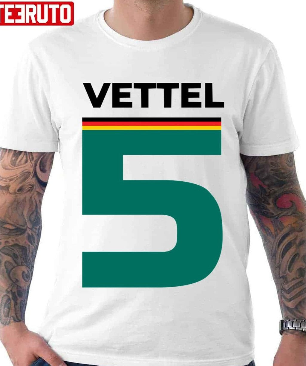 Sebastian Vettel 5 Unisex T-Shirt - T-Shirt, Sweatshirt, Hoodie