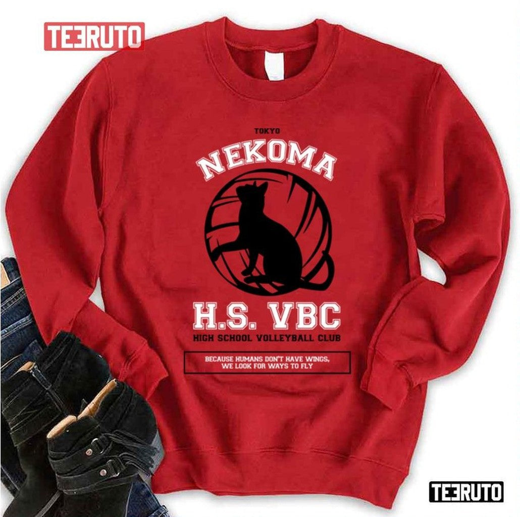 Nekoma Hs Vbc Team Unisex Sweatshirt - T-Shirt, Sweatshirt, Hoodie