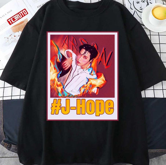 Arson JITB BTS jhope Jung Hoseok Hobi Fanart Unisex T-Shirt - T-Shirt, Sweatshirt, Hoodie