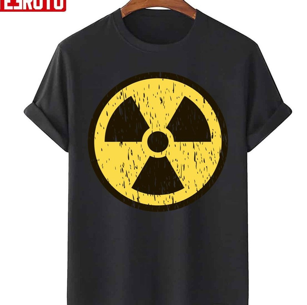 Nuke Distressed Nuclear Symbol Unisex T-Shirt - T-Shirt, Sweatshirt, Hoodie