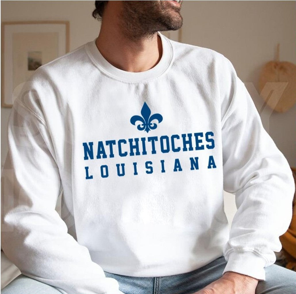 Natchitoches Louisiana Logo Unisex Sweatshirt - T-Shirt, Sweatshirt, Hoodie