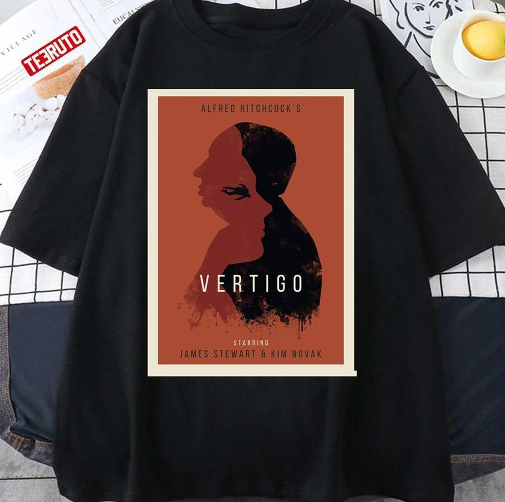 Movie Design Alfred Hitchcock Vertigo Unisex T-Shirt - T-Shirt, Sweatshirt, Hoodie