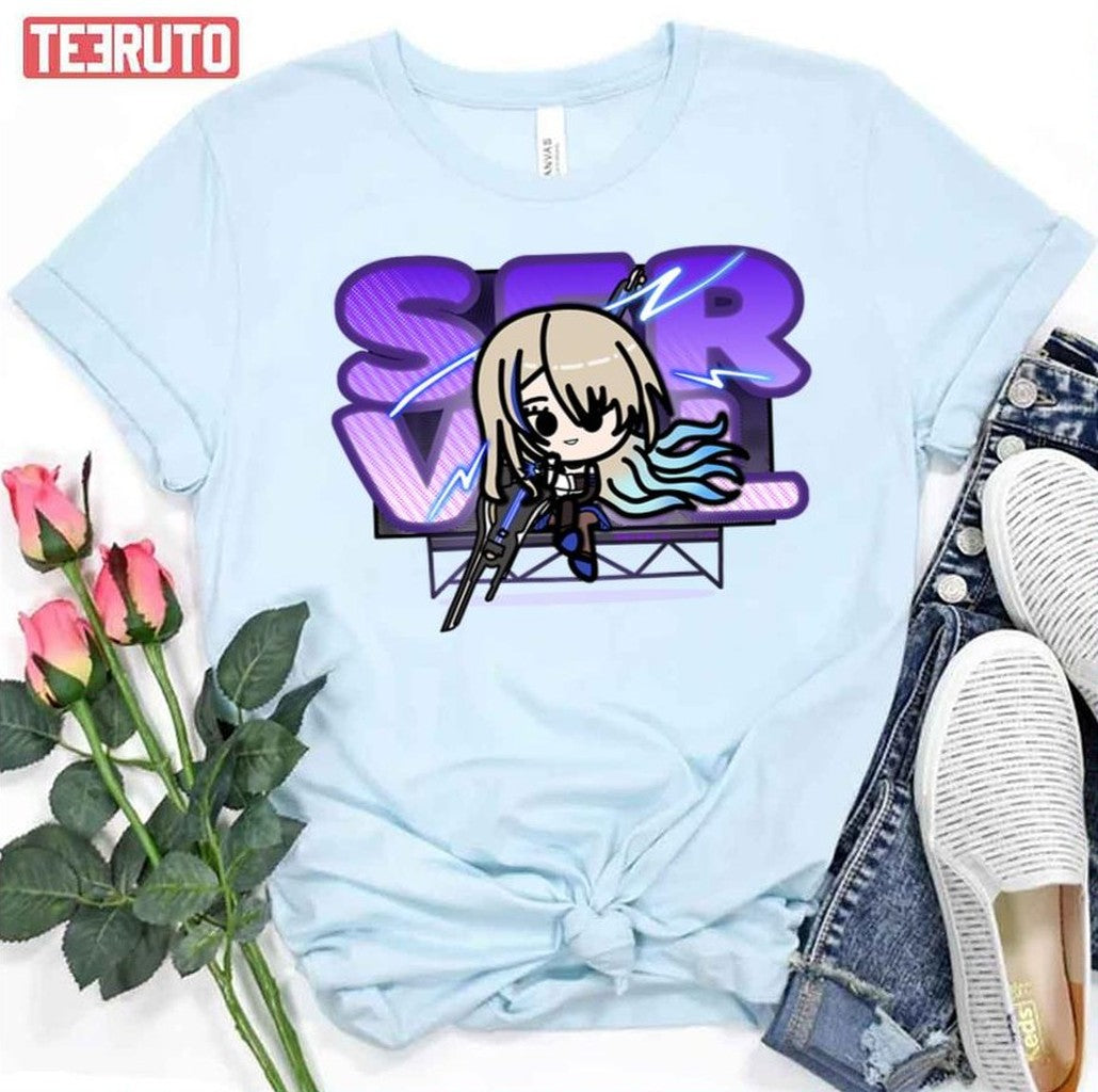 Serval Fan Art By Honkai Star Rail Unisex T-Shirt - T-Shirt, Sweatshirt, Hoodie