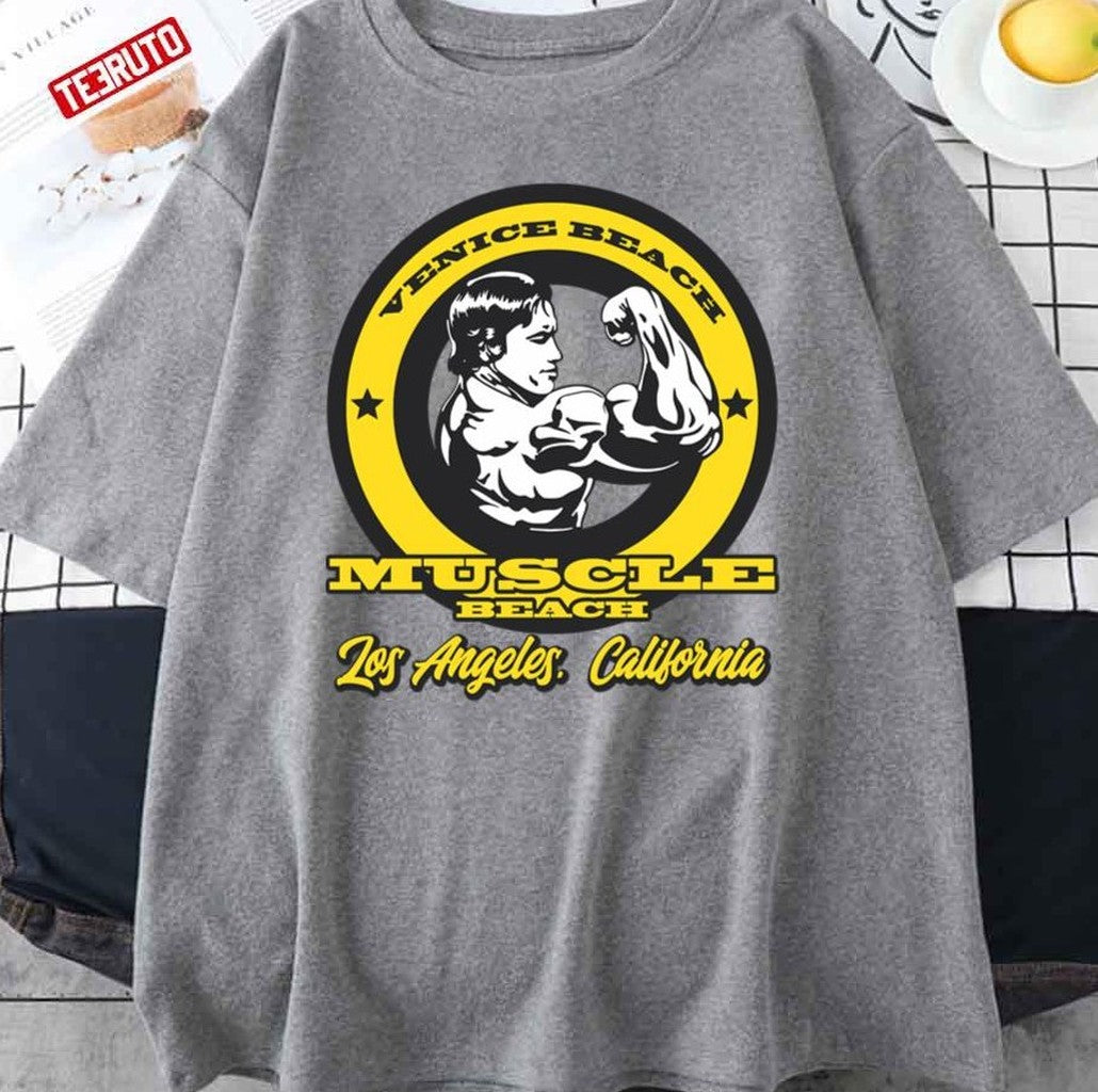 Arnold Schwarzenegger Venice Beach Muscle Beach Unisex T-Shirt - T-Shirt, Sweatshirt, Hoodie