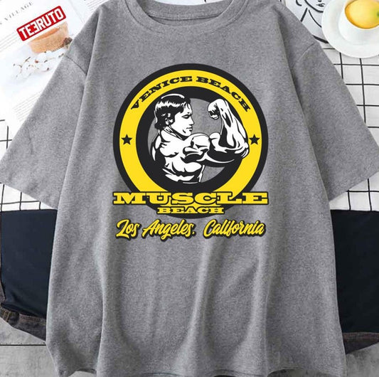 Arnold Schwarzenegger Venice Beach Muscle Beach Unisex T-Shirt - T-Shirt, Sweatshirt, Hoodie