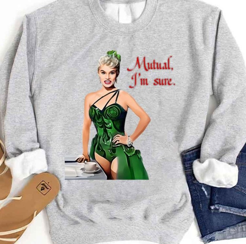 Mutual Im Sure White Christmas Green Unisex Sweatshirt - T-Shirt, Sweatshirt, Hoodie