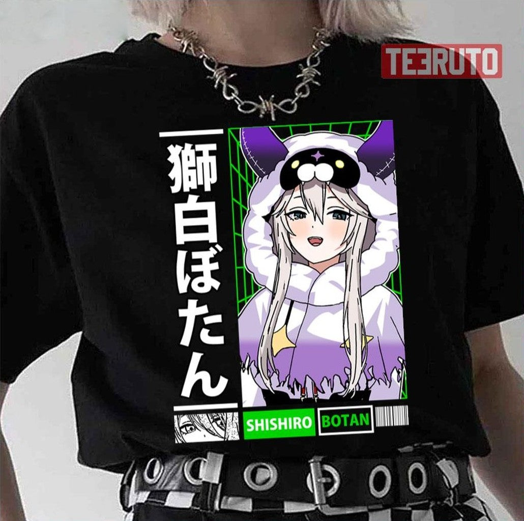 Shishiron Darkness Hololive Shishiro Botan Unisex T-Shirt - T-Shirt, Sweatshirt, Hoodie