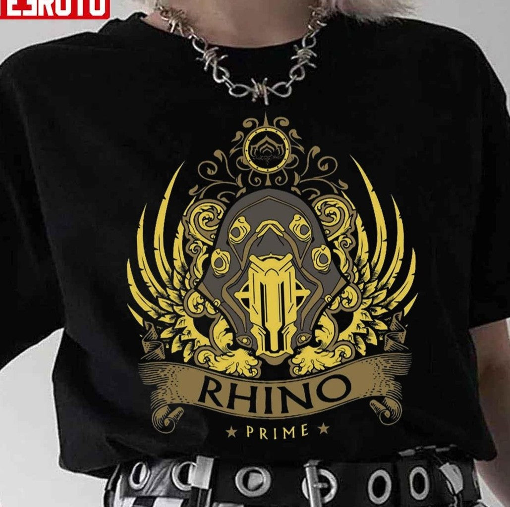 Rhino Circle Logo Warframe Unisex T-Shirt - T-Shirt, Sweatshirt, Hoodie