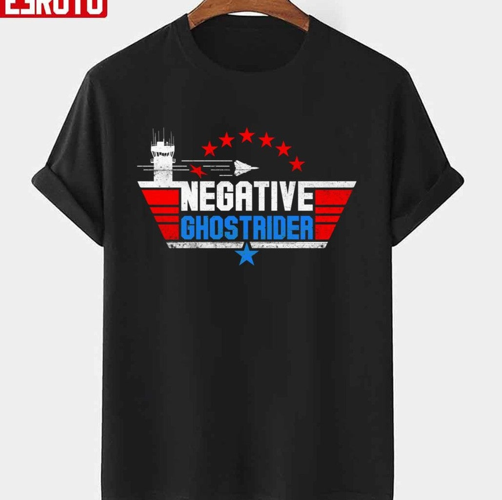 Negative Ghost Rider Top Gun Maverick Logo Unisex T-Shirt - T-Shirt, Sweatshirt, Hoodie