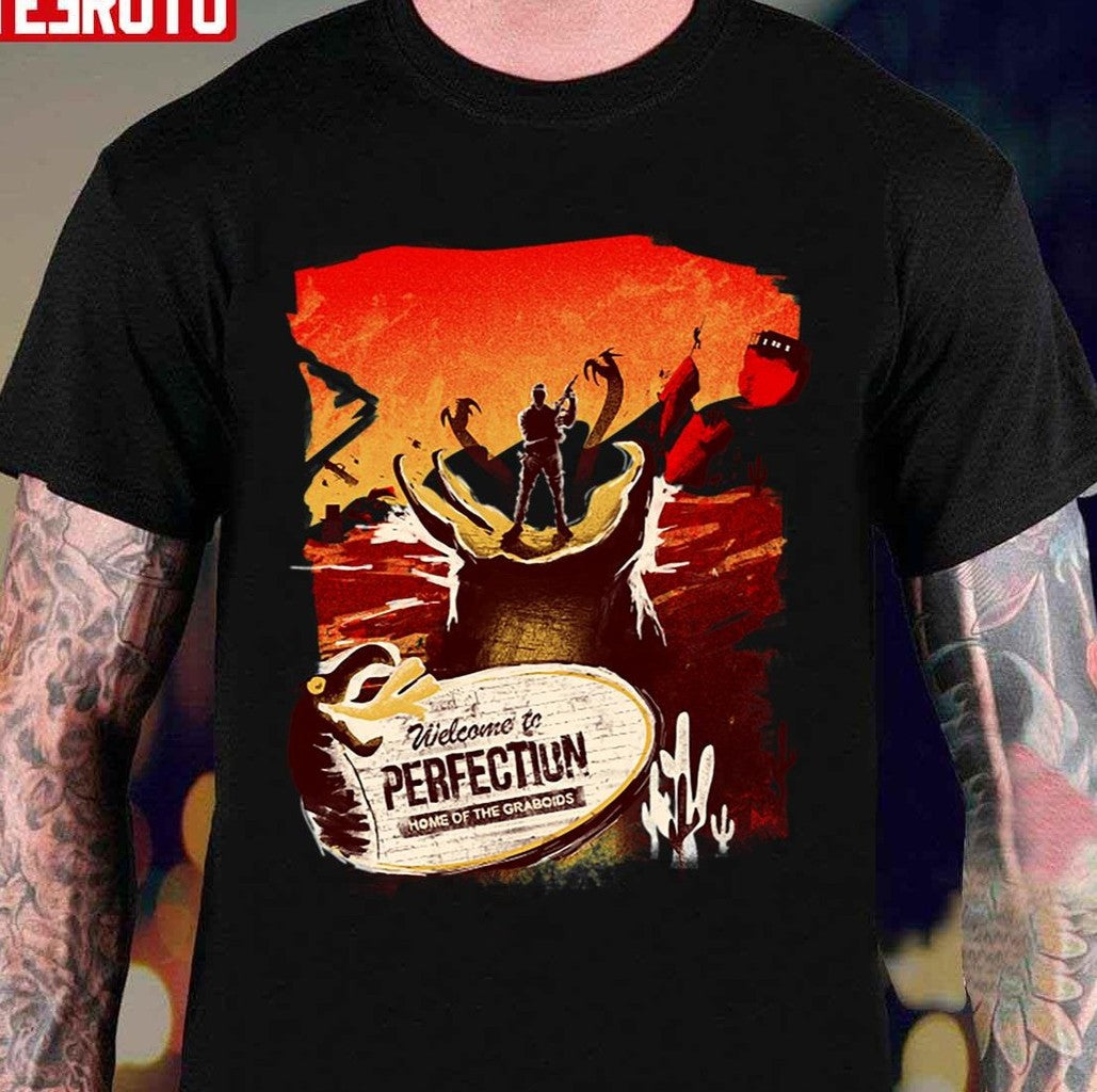 Perfection Graboids Design Tremors Unisex T-Shirt - T-Shirt, Sweatshirt, Hoodie