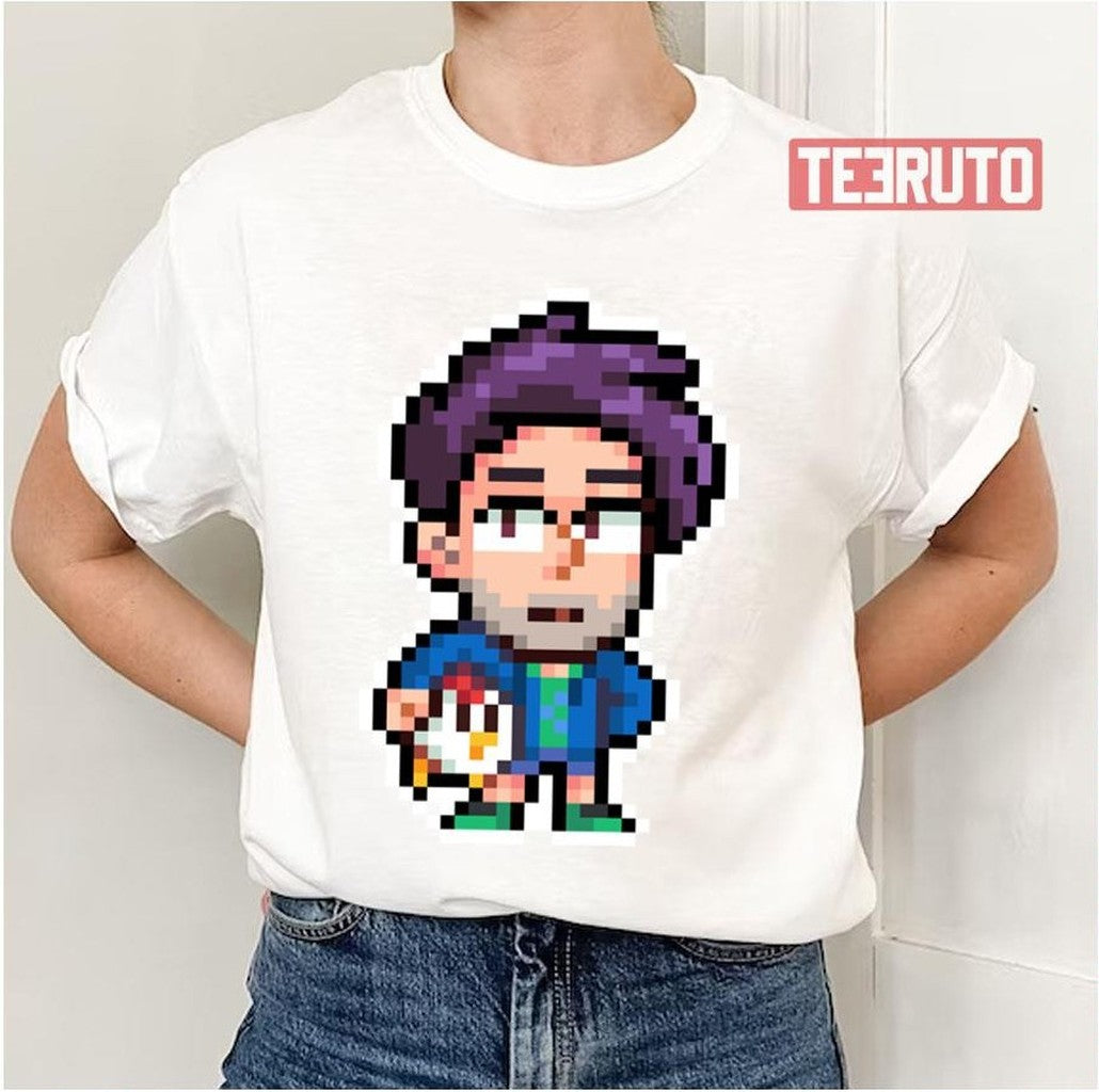 Shane Pixel Stardew Valley Unisex T-Shirt - T-Shirt, Sweatshirt, Hoodie