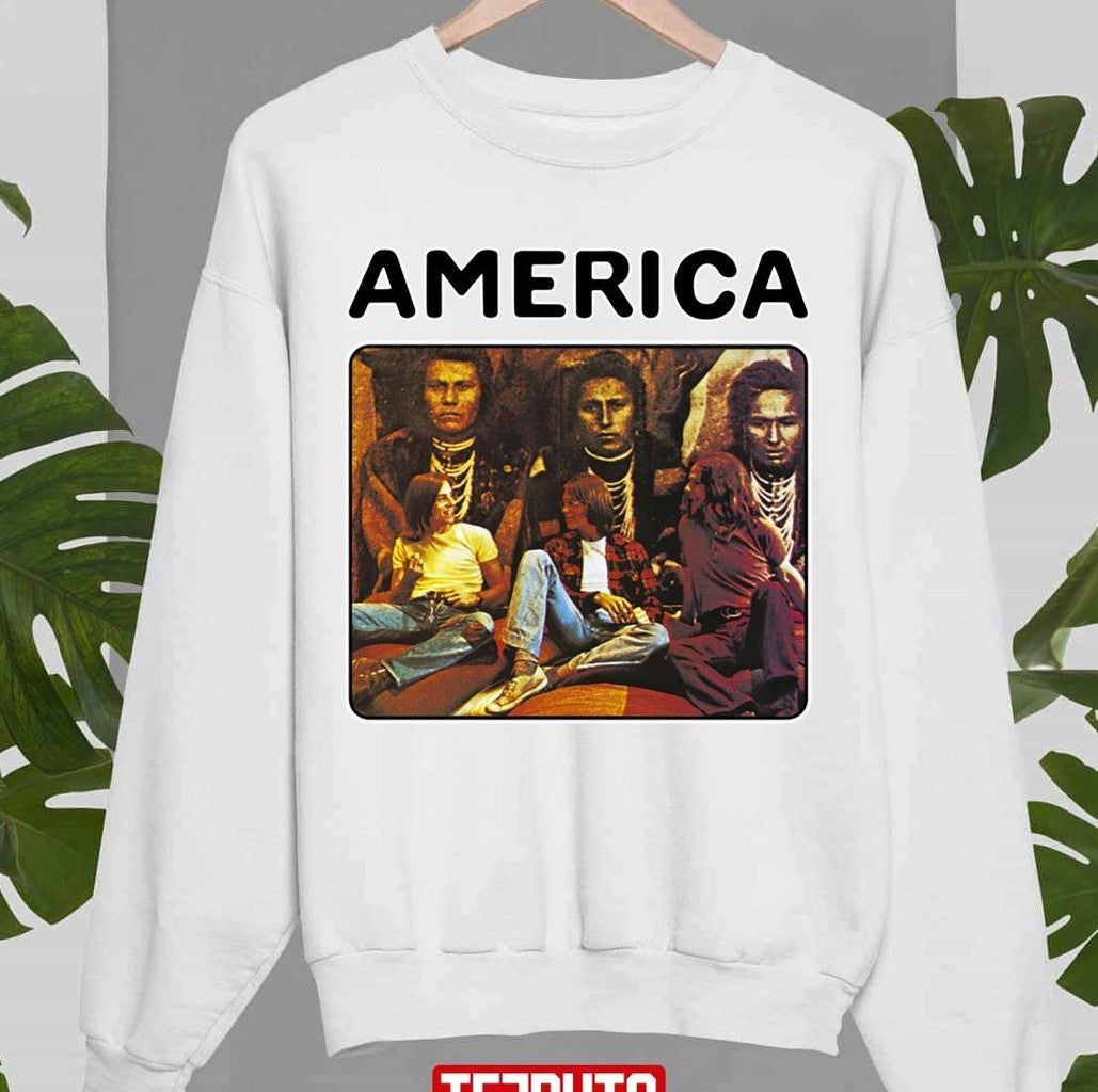 Retro America Band Rock Gift For Fans Unisex Sweatshirt - T-Shirt, Sweatshirt, Hoodie