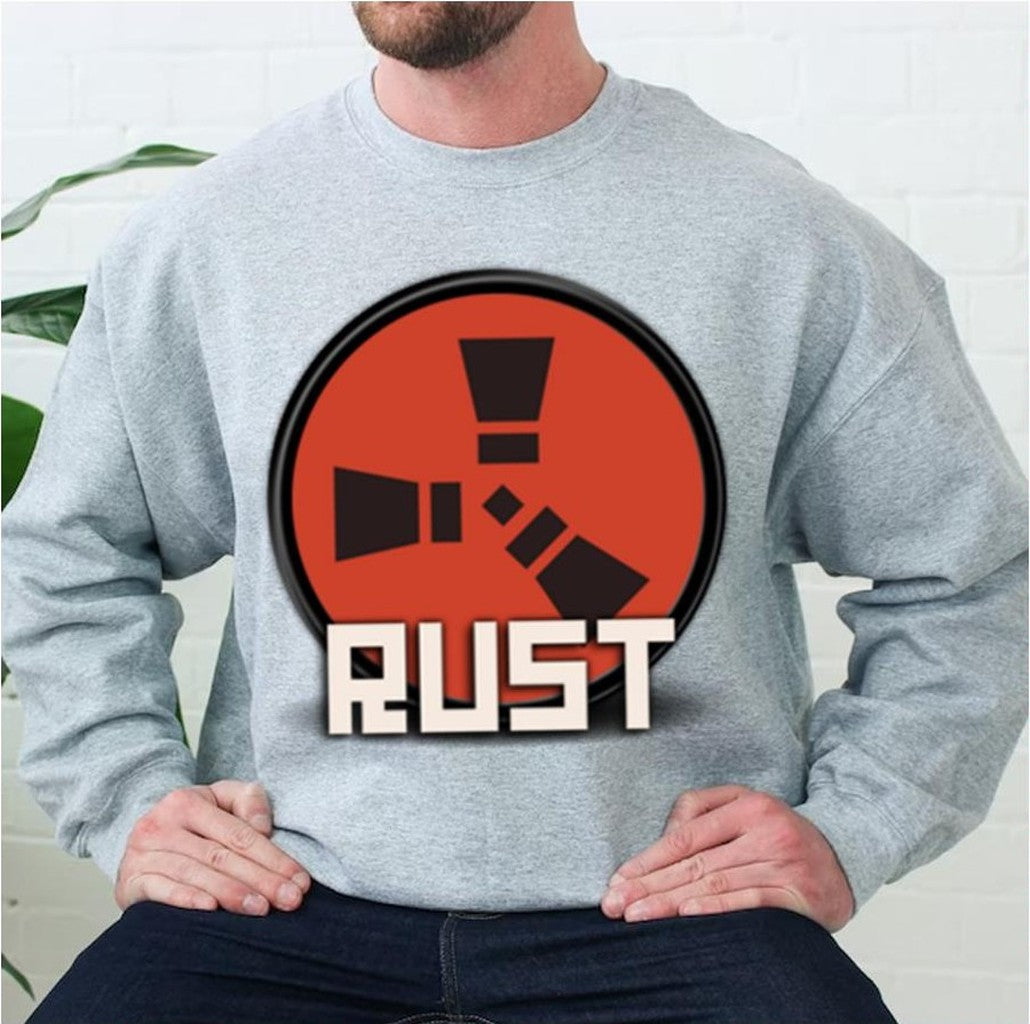 Rust Logo Rust Game Unisex Sweatshirt - T-Shirt, Sweatshirt, Hoodie