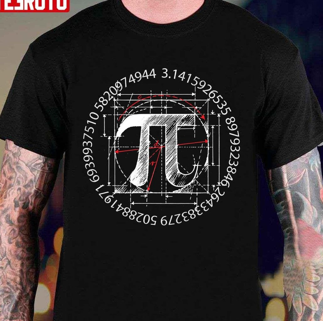 Pi Symbol Sketch Unisex T-Shirt - T-Shirt, Sweatshirt, Hoodie
