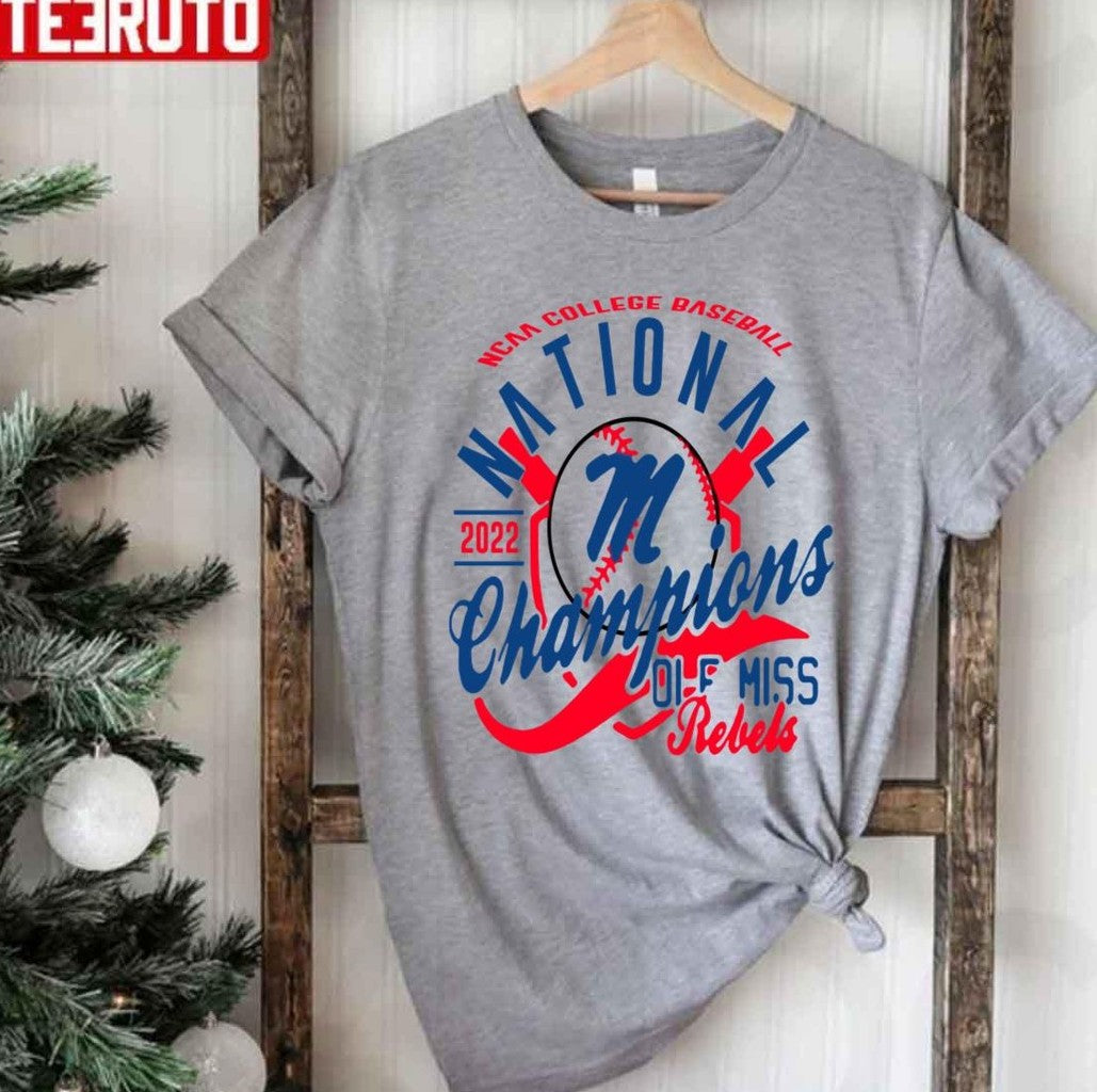 Ole Miss National Championship 2022 Unisex T-Shirt - T-Shirt, Sweatshirt, Hoodie