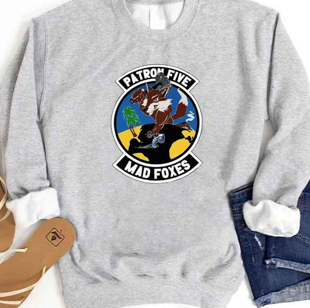 Model 49 Patrol Squadron Five Vp 5 Mad Foxes Unisex Sweatshirt - T-Shirt, Sweatshirt, Hoodie