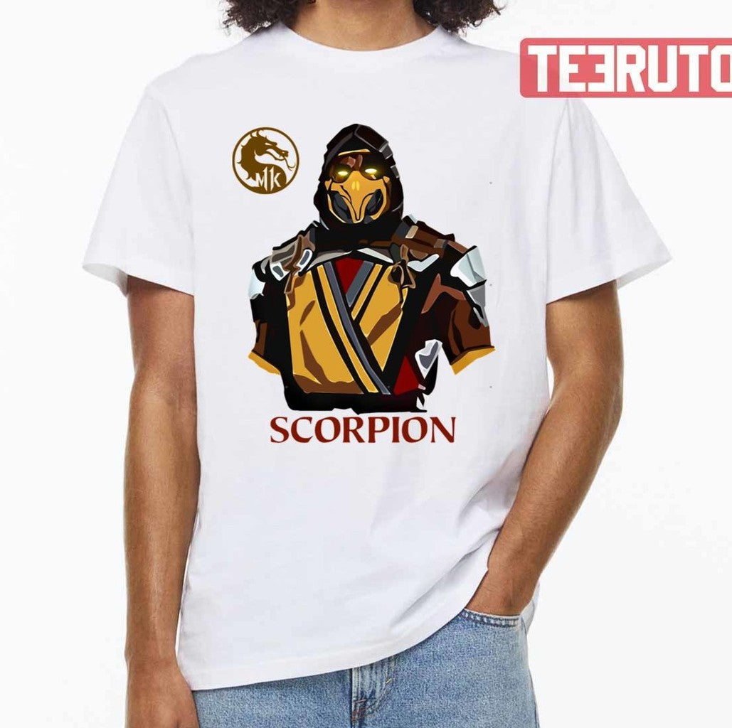 Scorpion Half Body Mortal Kombat Unisex T-Shirt - T-Shirt, Sweatshirt, Hoodie