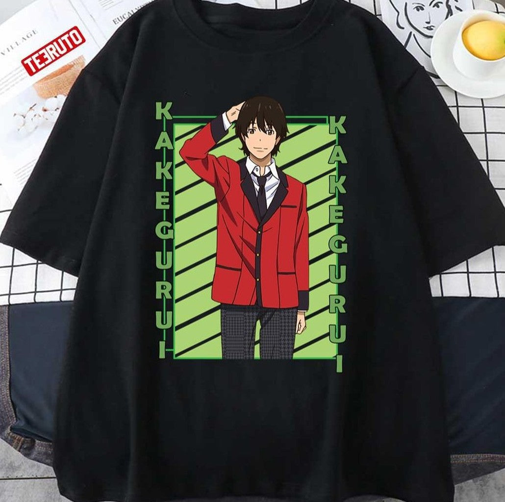 Ryota Suzui Kakegurui Kakegurui Twin Color Stripe Design Unisex T-Shirt - T-Shirt, Sweatshirt, Hoodie
